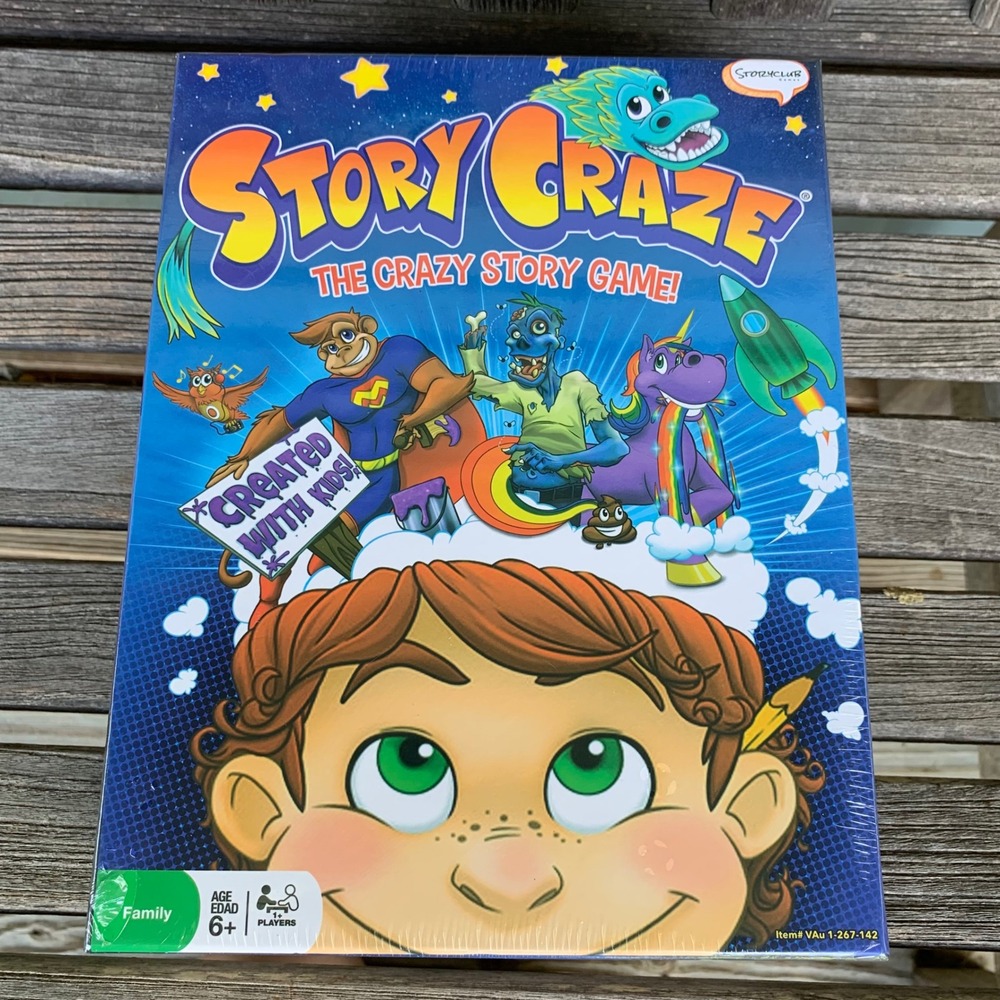 Story Craze The Crazy Story Game StoryClub Games Creative Writing Kid Age 6+ NEW